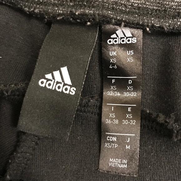 Adidas Women's Versatility Charcoal Gray Drawstring Sweatpants In Size X-Small - Picture 10 of 12
